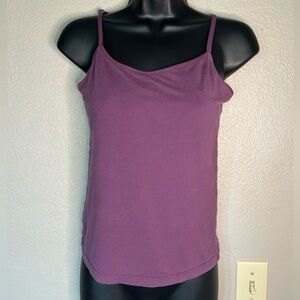American Eagle Outfitters Purple Camisole Tank Top Spaghetti Straps Spandex Sz M